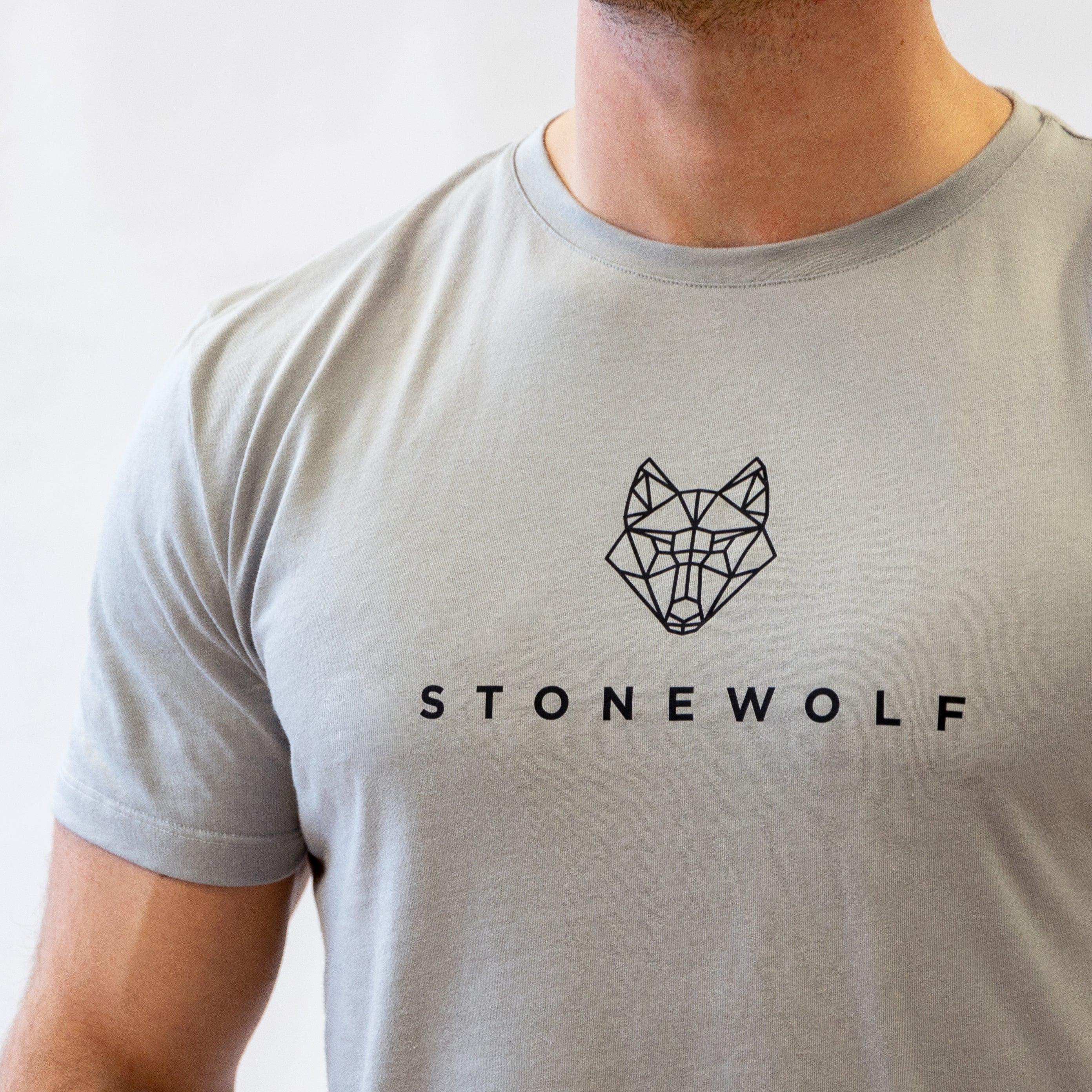 Men's "Stone" Classic Logo Training T-Shirt - StoneWolf 